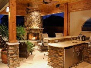 outdoor kitchen in Oakland, San Francisco